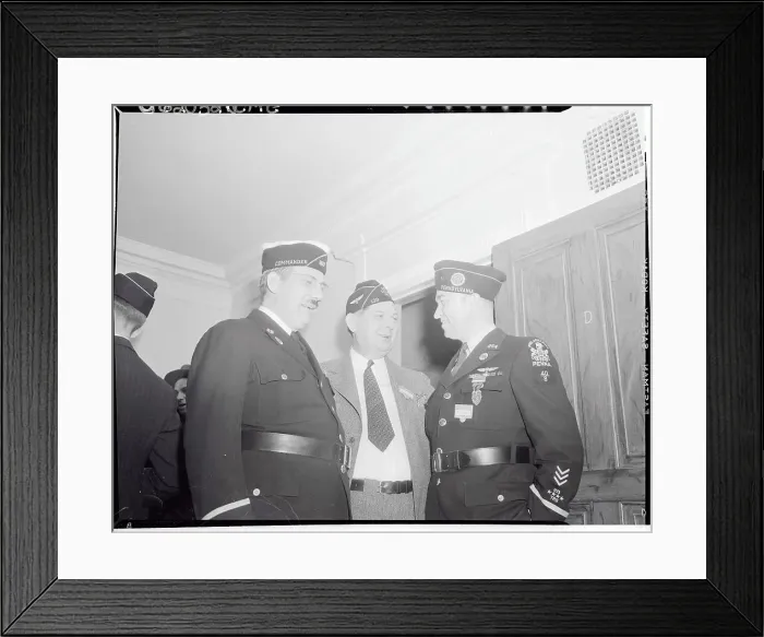 Framed Print : Three Legionnaires Conversing Framed Print : Three Legionnaires Conversing