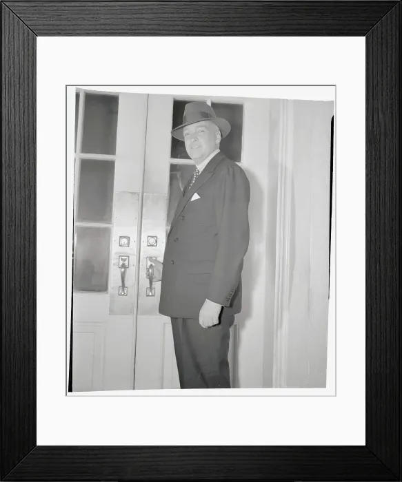 Framed Print : Portrait of Marshall Field Framed Print : Portrait of Marshall Field