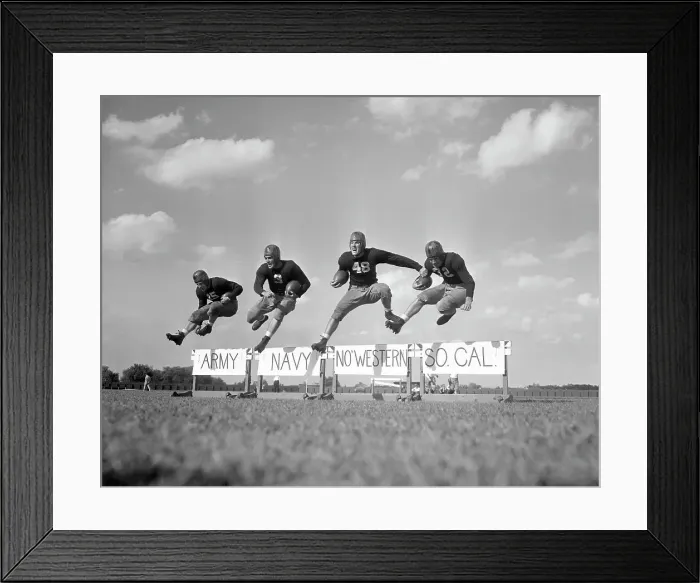 Framed Print : They'll Have to Take These Hurdles Again