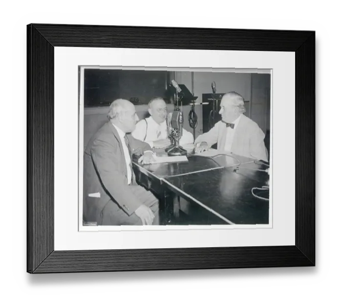 Framed Print : Tom Connally and Others