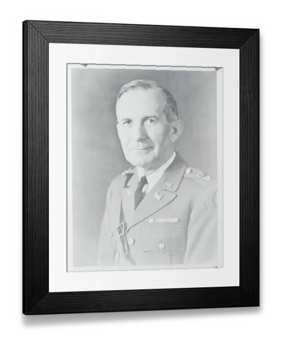 Framed Print : Portrait of Virgil L. Peterson Framed Print : Portrait of Virgil L. Peterson