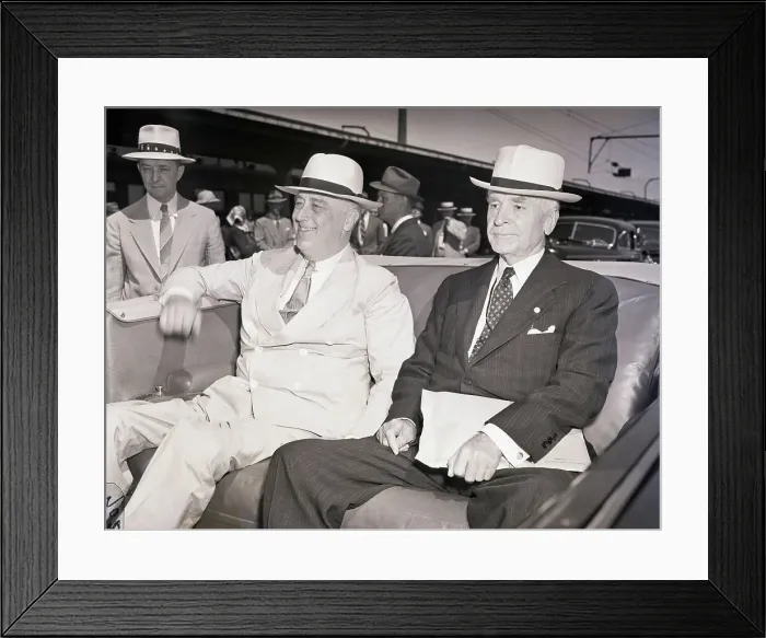Framed Print : Franklin D. Roosevelt with Cordell Hull Framed Print : Franklin D. Roosevelt with Cordell Hull