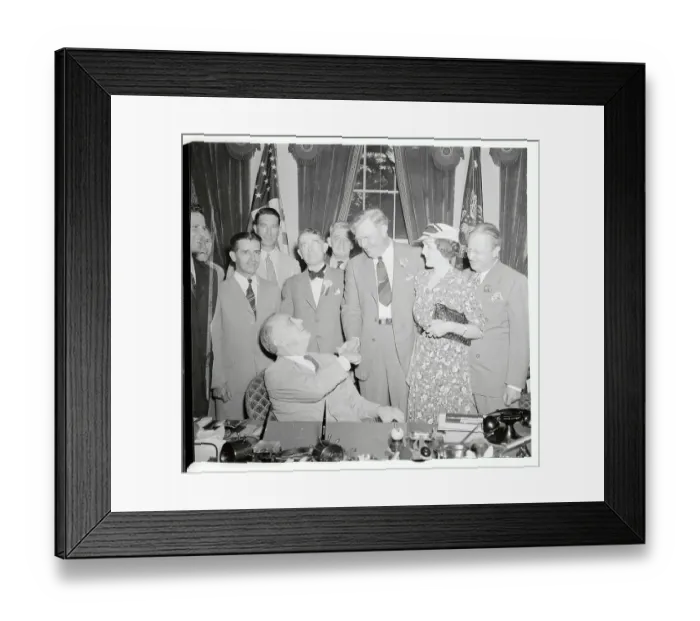 Framed Print : Franklin D. Roosevelt and Associates