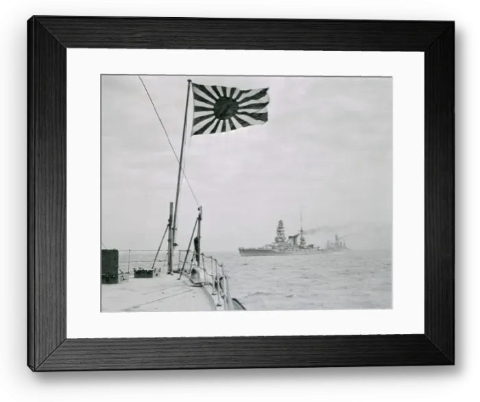 Framed Print : Japanese Warships Entering St. Jaques Framed Print : Japanese Warships Entering St. Jaques