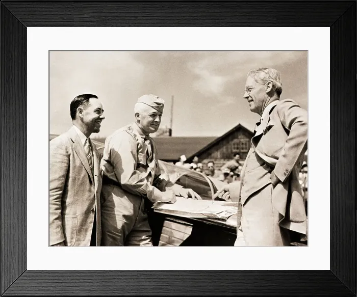 Framed Print : Henry Arnold Standing by Glider Framed Print : Henry Arnold Standing by Glider