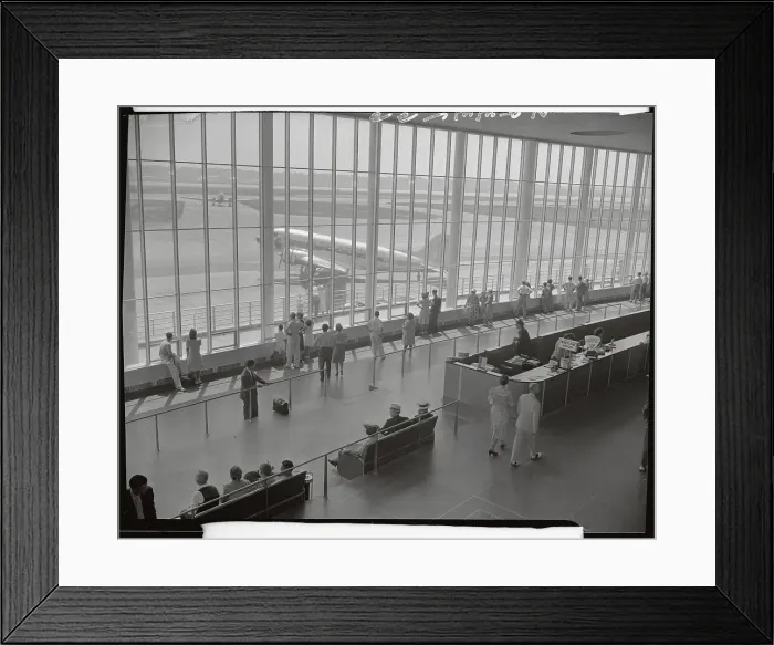 Framed Print : Waiting Room And Lobby / Admin. Bldg Framed Print : Waiting Room And Lobby / Admin. Bldg