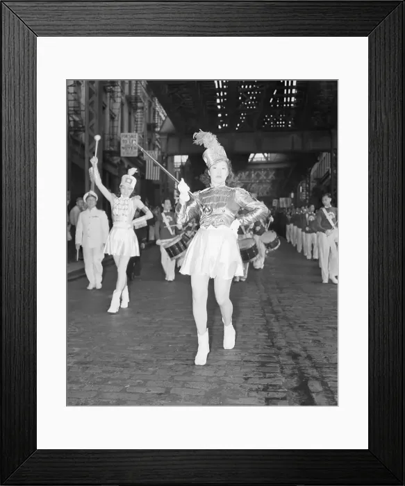 Framed Print : Chinese American Parade 1941 Framed Print : Chinese American Parade 1941
