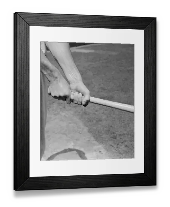 Framed Print : Ted Williams Holding a Bat Framed Print : Ted Williams Holding a Bat