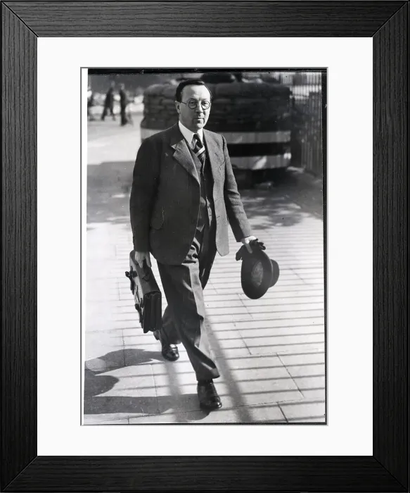 Framed Print : Robert Watson-Watt Walking Down Str Framed Print : Robert Watson-Watt Walking Down Str