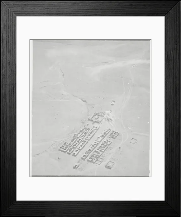 Framed Print : Aerial View of Rutbah Fort