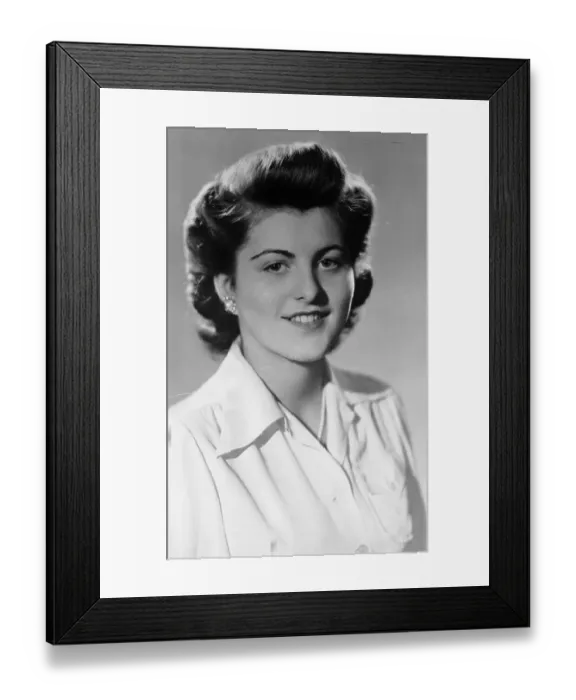 Framed Print : Portrait of Patricia Kennedy Framed Print : Portrait of Patricia Kennedy