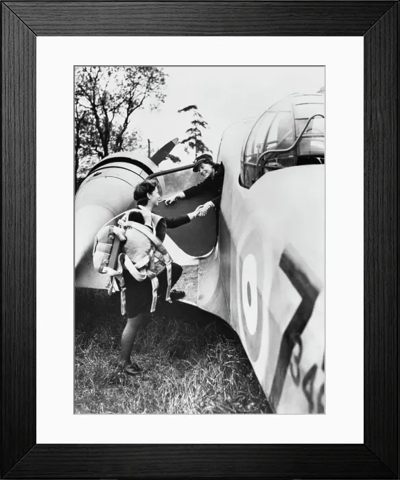 Framed Print : First Officer Patterson helps Officer Broad Framed Print : First Officer Patterson helps Officer Broad