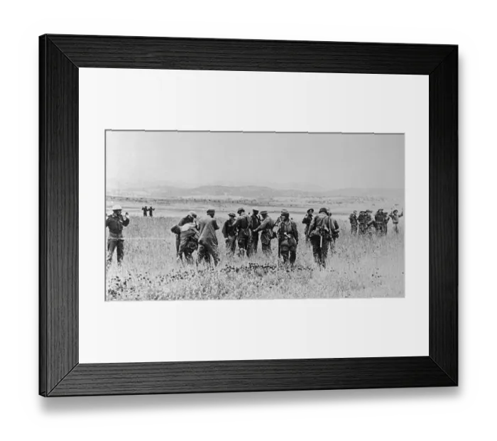 Framed Print : British Soldiers Surrendering to German Troops Framed Print : British Soldiers Surrendering to German Troops