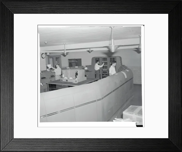 Framed Print : Teletypes at Washington National Airport Framed Print : Teletypes at Washington National Airport