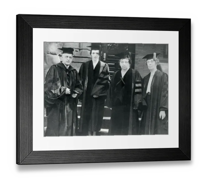 Framed Print : Famous Scientist Attending Commencements Framed Print : Famous Scientist Attending Commencements