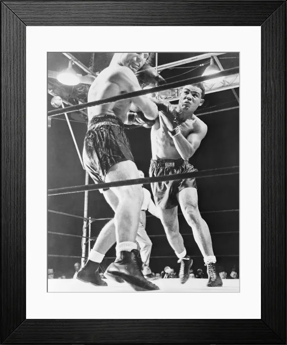 Framed Print : Joe Louis Knocking Out Lou Nova Framed Print : Joe Louis Knocking Out Lou Nova