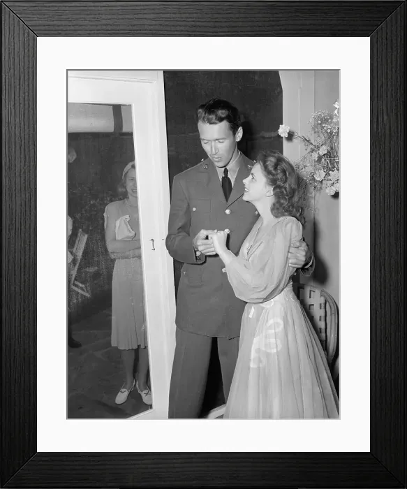 Framed Print : Judy Garland and Jimmy Stewart Framed Print : Judy Garland and Jimmy Stewart