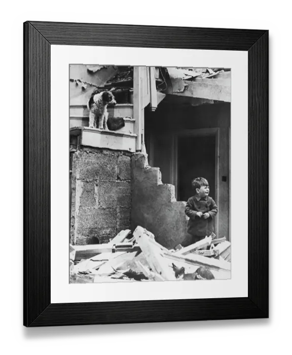 Framed Print : Aftermath of London Bombing Framed Print : Aftermath of London Bombing
