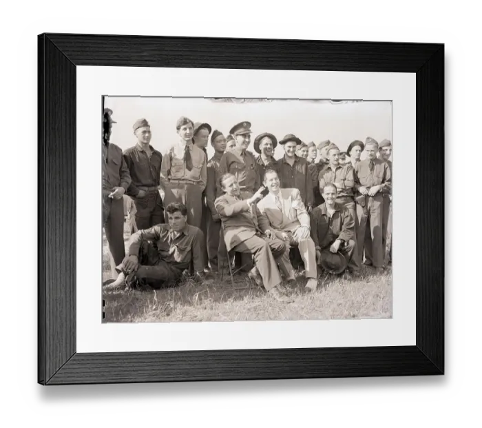 Framed Print : Billy Rose and Milton Berle Framed Print : Billy Rose and Milton Berle
