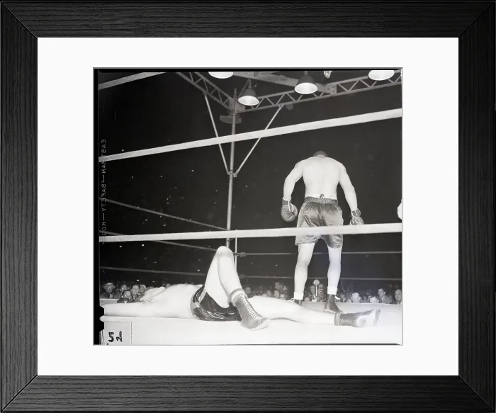 Framed Print : Joe Louis Downs Buddy Baer Framed Print : Joe Louis Downs Buddy Baer