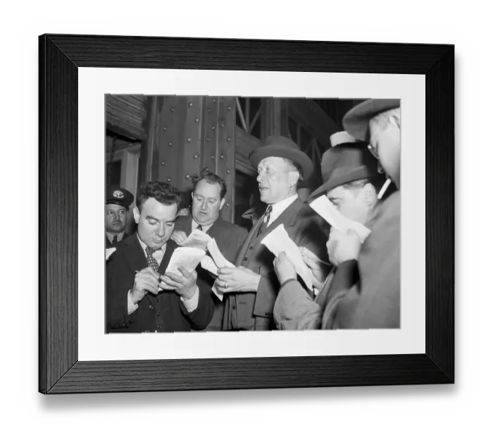 Framed Print : Commander Of Coast Guard Interviewed Framed Print : Commander Of Coast Guard Interviewed