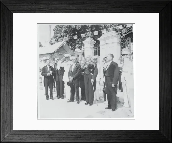 Framed Print : Haitian Leaders in 1941