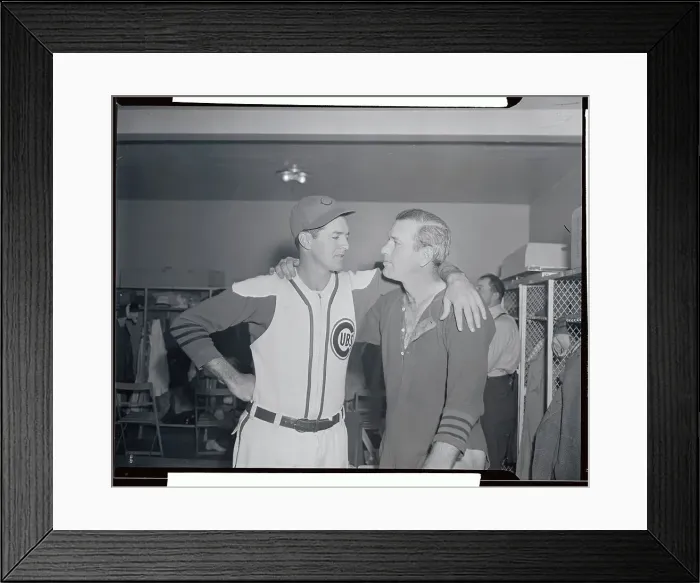 Framed Print : Bill Lee with Jerome Dean Framed Print : Bill Lee with Jerome Dean