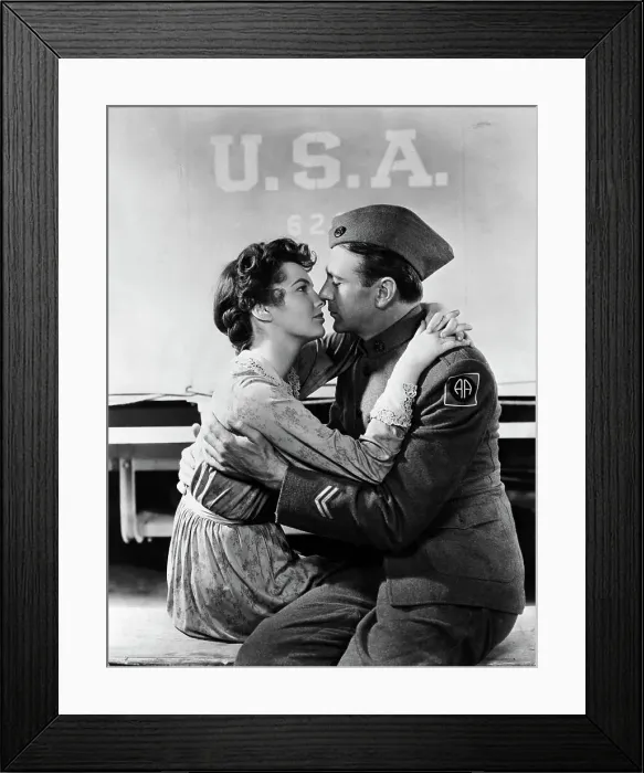 Framed Print : Joan Leslie and Gary Cooper in Sergeant York Framed Print : Joan Leslie and Gary Cooper in Sergeant York