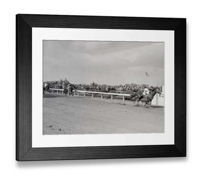 Framed Print : Eddie Arcaro Riding Whirlaway to a Win Framed Print : Eddie Arcaro Riding Whirlaway to a Win