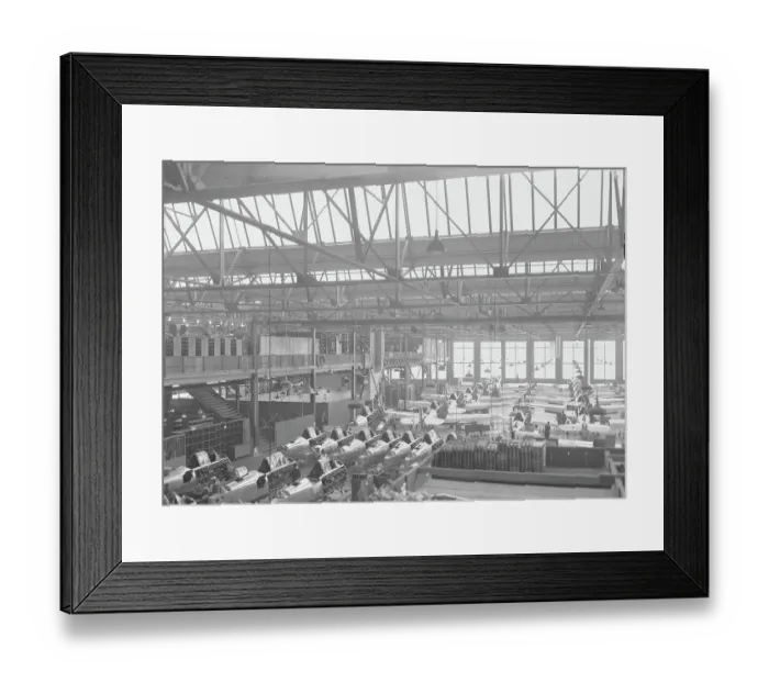Framed Print : Training Plane Assembly Room Framed Print : Training Plane Assembly Room