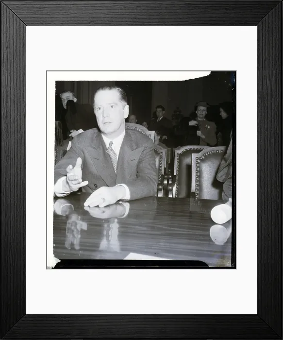 Framed Print : Journalist Westbrook Pegler Talking Framed Print : Journalist Westbrook Pegler Talking
