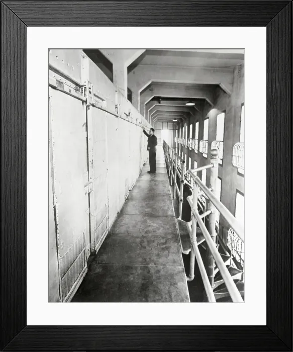 Framed Print : Cells at Alcatraz Prison Framed Print : Cells at Alcatraz Prison