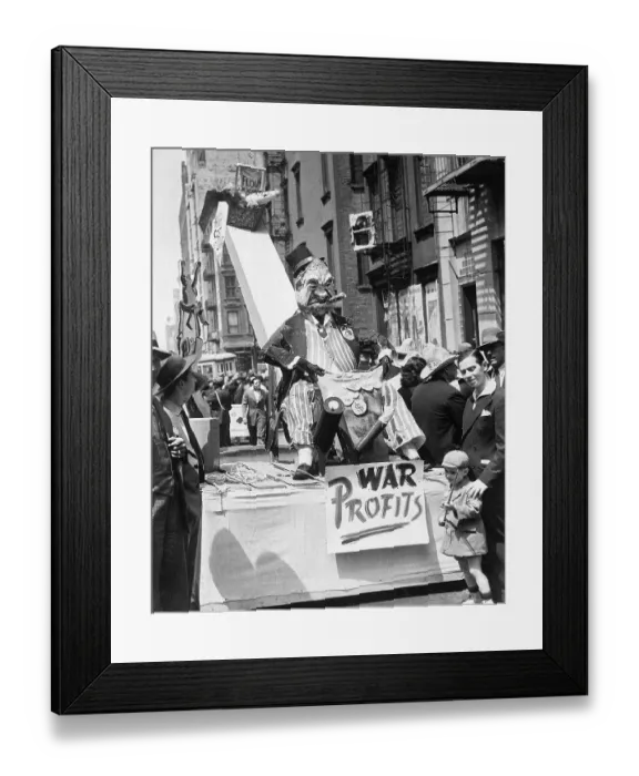 Framed Print : Anti-War Profits Float in May Day Parade Framed Print : Anti-War Profits Float in May Day Parade