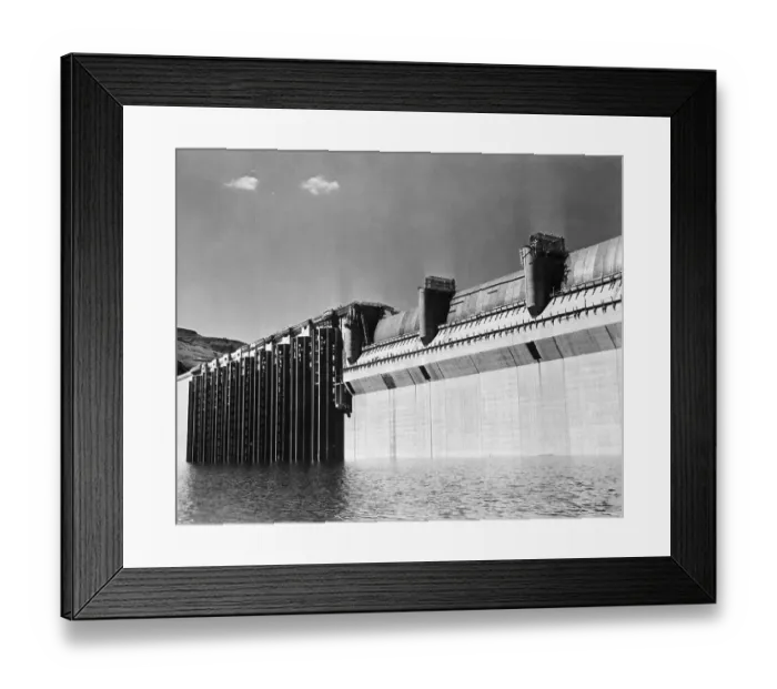 Framed Print : Columbia River and Grand Coulee Dam Framed Print : Columbia River and Grand Coulee Dam