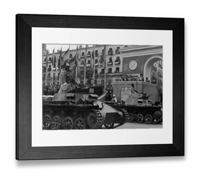Framed Print : View of Street During Celebration Day of Victory Framed Print : View of Street During Celebration Day of Victory