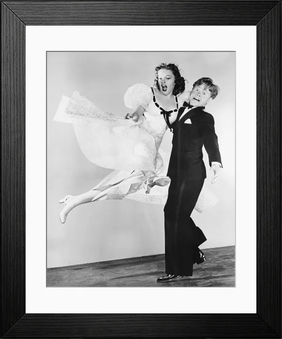 Framed Print : Judy Garland Dancing with Mickey Rooney, 1941 Framed Print : Judy Garland Dancing with Mickey Rooney, 1941