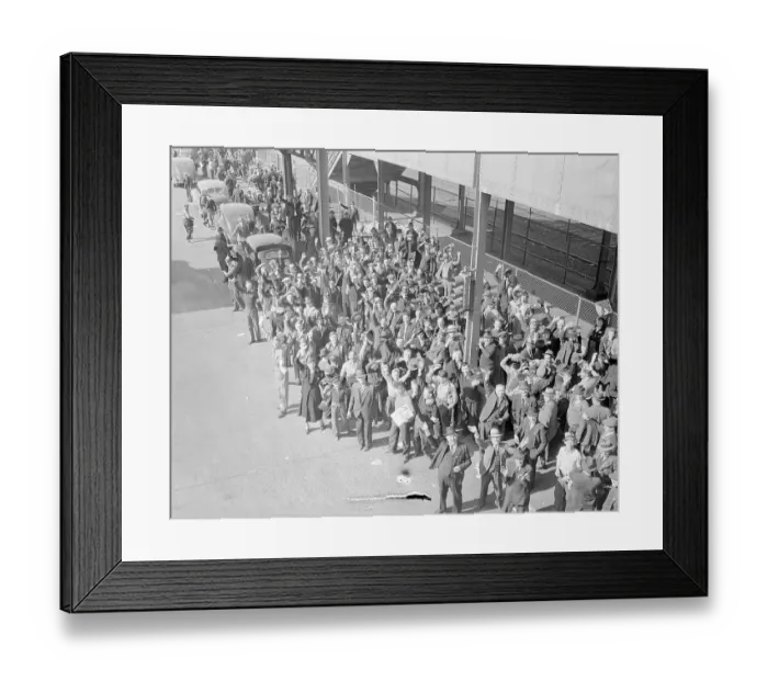 Framed Print : Joyous Group of Picketers Celebrating The News in Street Framed Print : Joyous Group of Picketers Celebrating The News in Street