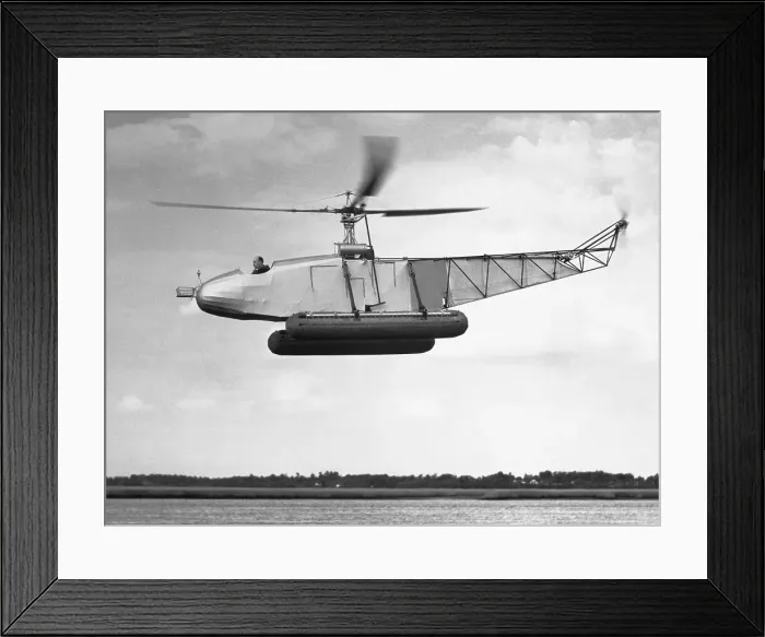 Framed Print : Vought-Sikorsky VS-300 Helicopter in Flight Framed Print : Vought-Sikorsky VS-300 Helicopter in Flight