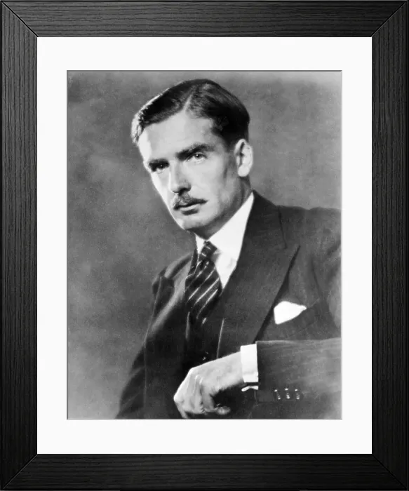 Framed Print : Portrait of Sir Anthony Eden Framed Print : Portrait of Sir Anthony Eden