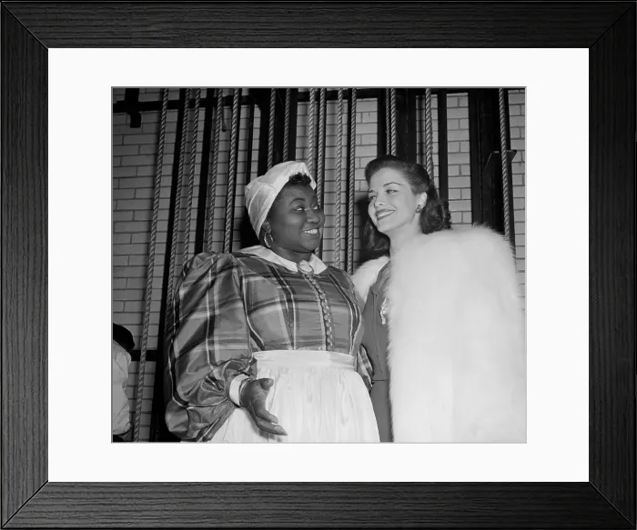 Framed Print : Hattie McDaniel And Carol Bruce Framed Print : Hattie McDaniel And Carol Bruce