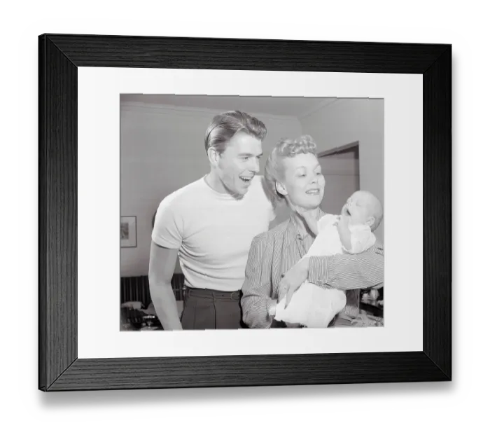 Framed Print : Ronald Reagan and Family Framed Print : Ronald Reagan and Family