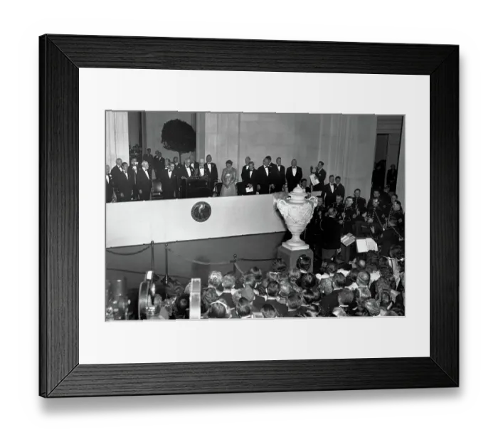 Framed Print : Dedication Ceremony of National Gallery of Art Framed Print : Dedication Ceremony of National Gallery of Art