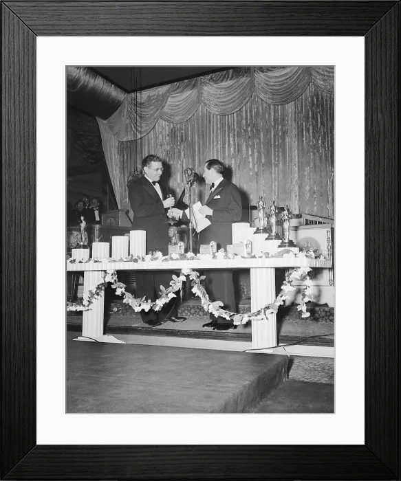 Framed Print : Portrait of David Selznick and Mervyn LeRoy Framed Print : Portrait of David Selznick and Mervyn LeRoy