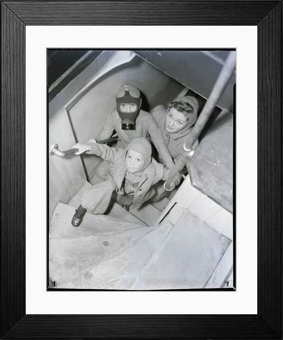Framed Print : Air Raid Clothing Fashion Show Framed Print : Air Raid Clothing Fashion Show