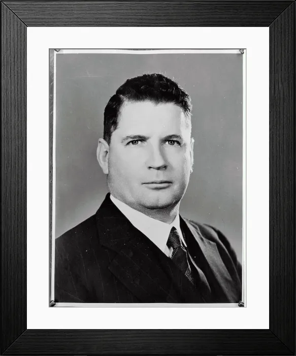 Framed Print : Portrait of A. W. Fadden