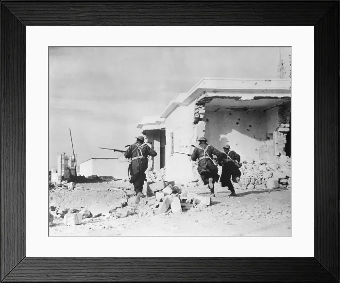 Framed Print : Australians Seize Bardia in North Africa Framed Print : Australians Seize Bardia in North Africa