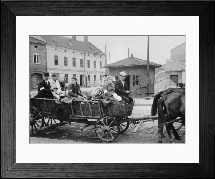 Framed Print : Jews Being Evacuated From Their Town Framed Print : Jews Being Evacuated From Their Town