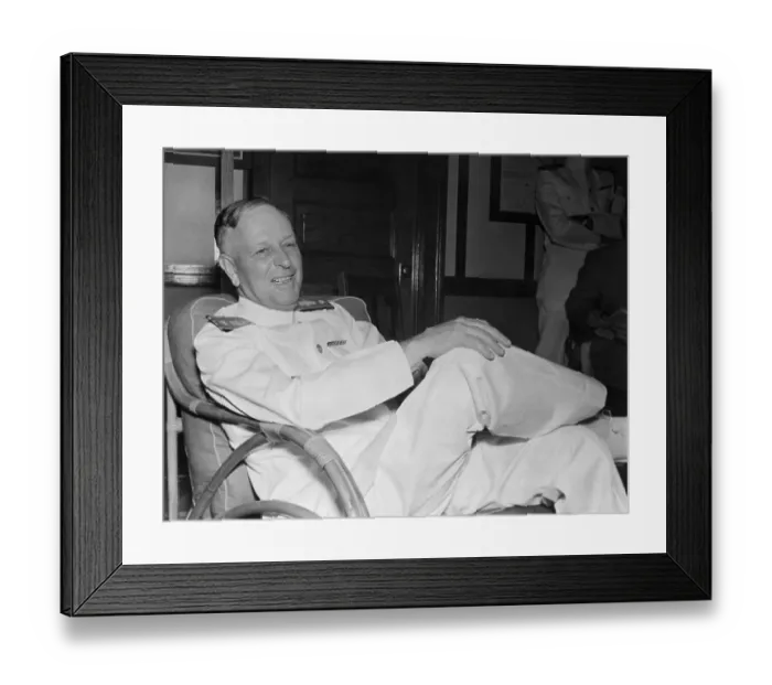 Framed Print : Rear Admiral Husband E. Kimmel Framed Print : Rear Admiral Husband E. Kimmel