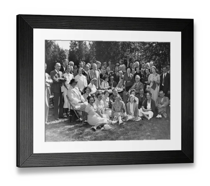 Framed Print : FDR at Women's National Press Club Luncheon Framed Print : FDR at Women's National Press Club Luncheon