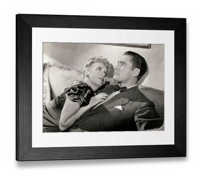 Framed Print : Errol Flynn with Brenda Marshall Framed Print : Errol Flynn with Brenda Marshall